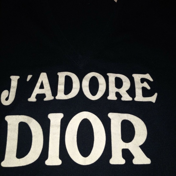 🔥Christian DIOR Vintage J'adore Dior Logo Tee~Shirt🔥 - Picture 2 of 9
